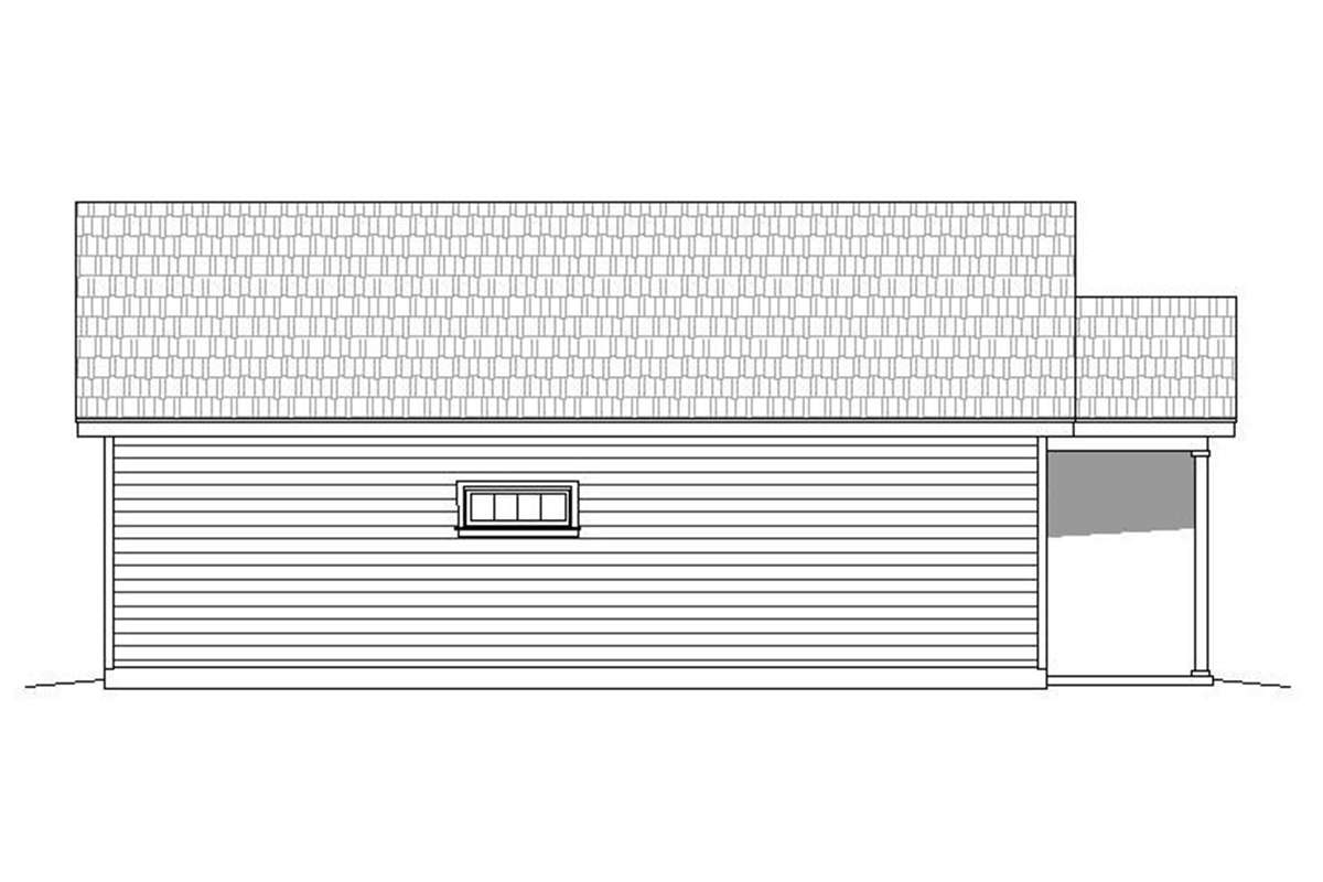 Narrow Lot Plan: 1,050 Square Feet, 2 Bedrooms, 2 Bathrooms - 940-00088