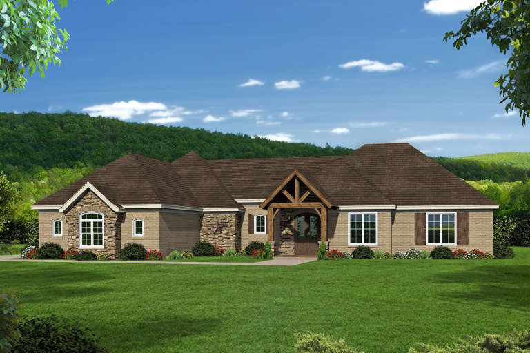 House Plan House Plan #19048 Front Elevation
