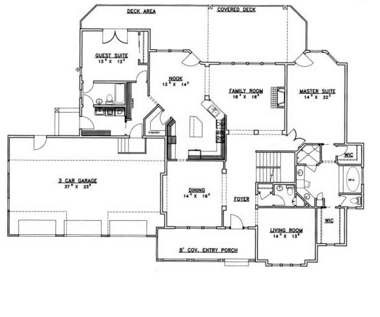 House Plan House Plan #1905 Drawing 1