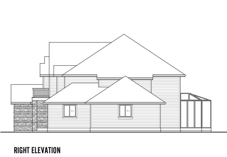 Northwest House Plan #9488-00007 Elevation Photo