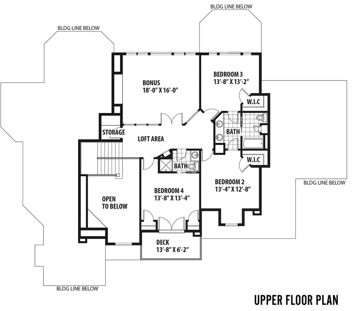 Second Floor for House Plan #9488-00007