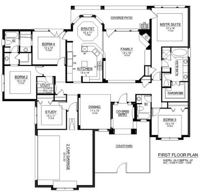 Main Floor for House Plan #5445-00297