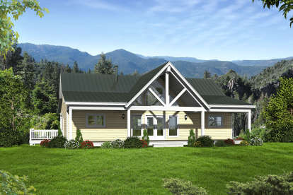 Cottage House Plan #940-00091 Elevation Photo