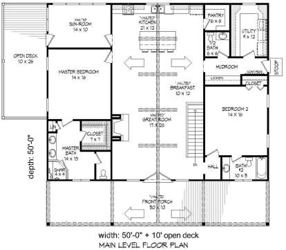 Main Floor for House Plan #940-00091