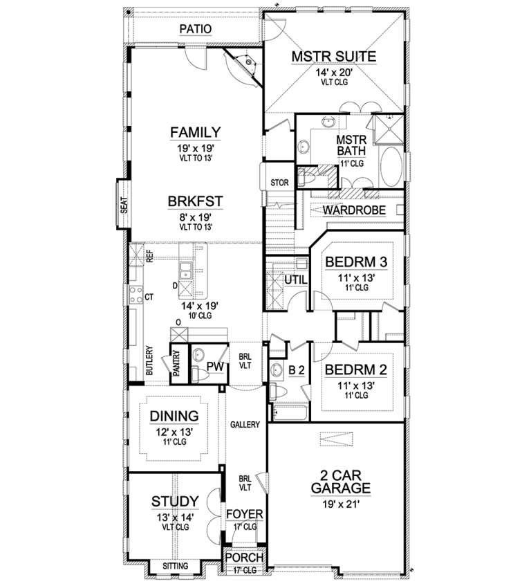 House Plan House Plan #19057 Drawing 1