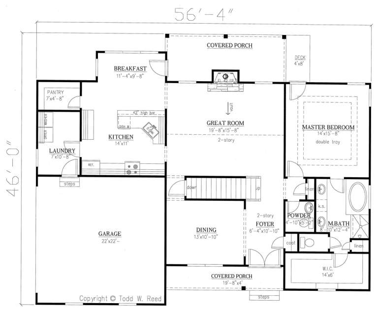 House Plan House Plan #19058 Drawing 1