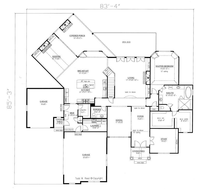 House Plan House Plan #19059 Drawing 1