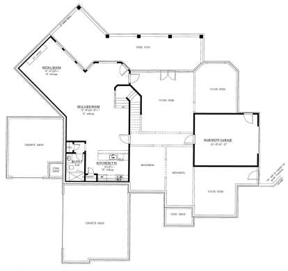 House Plan House Plan #19059 Drawing 3