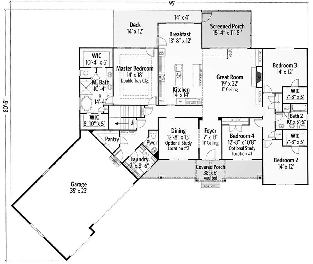 Main Floor for House Plan #286-00077