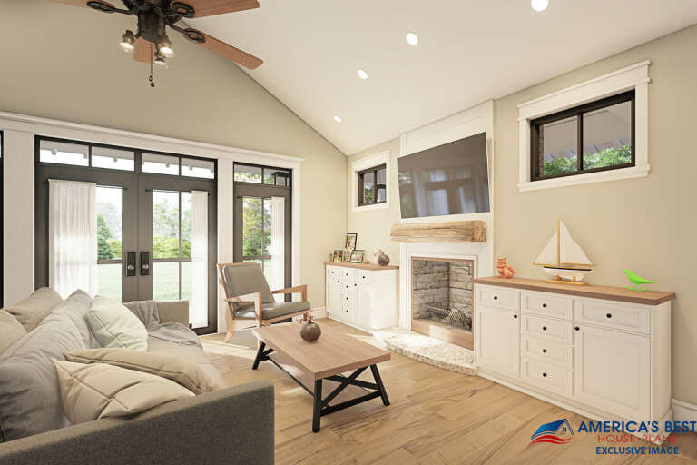 Modern Farmhouse House Plan #098-00295 Additional Photo