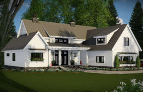 Modern Farmhouse House Plan #098-00296 Elevation Photo