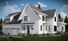 Modern Farmhouse House Plan #098-00296 Elevation Photo