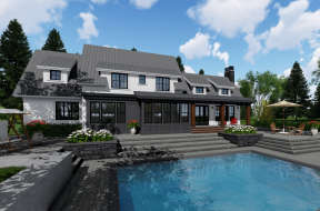 Modern Farmhouse House Plan #098-00297 Elevation Photo
