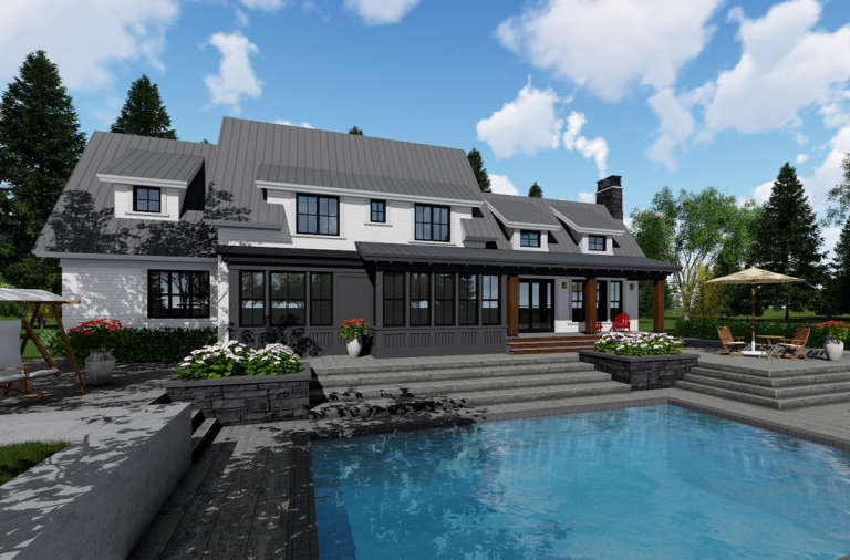 Modern Farmhouse House Plan #098-00297 Elevation Photo