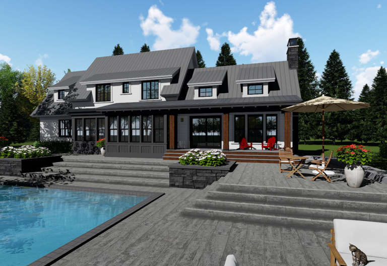Modern Farmhouse House Plan #098-00297 Elevation Photo