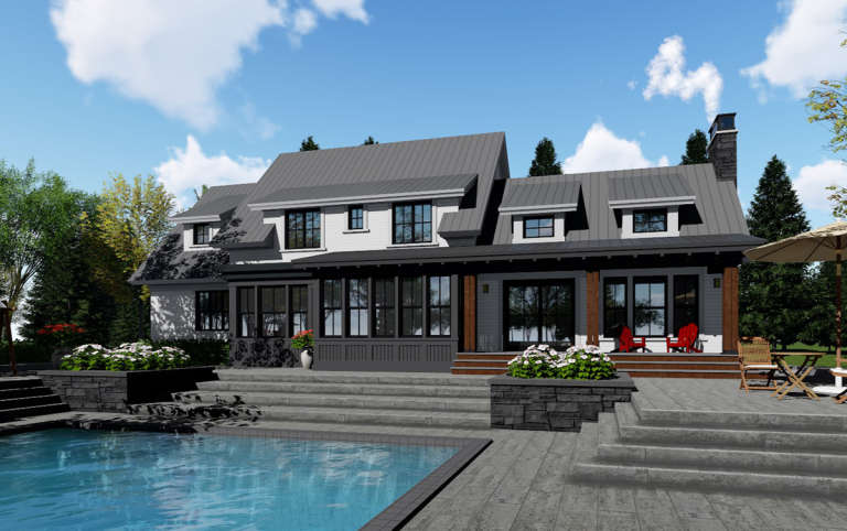 Modern Farmhouse House Plan #098-00297 Elevation Photo