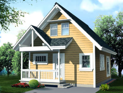 Cottage House Plan #4177-00002 Elevation Photo