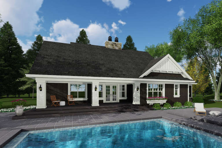 Craftsman House Plan #098-00299 Elevation Photo