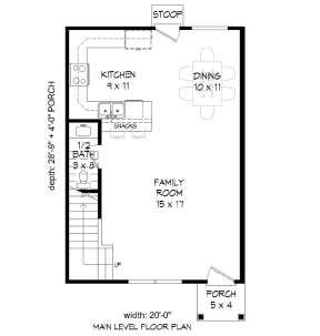 First Floor  for House Plan #940-00092