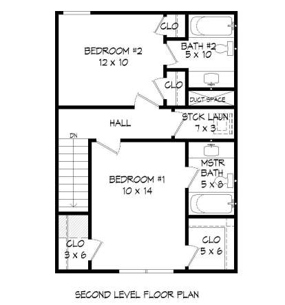 Second Floor for House Plan #940-00092