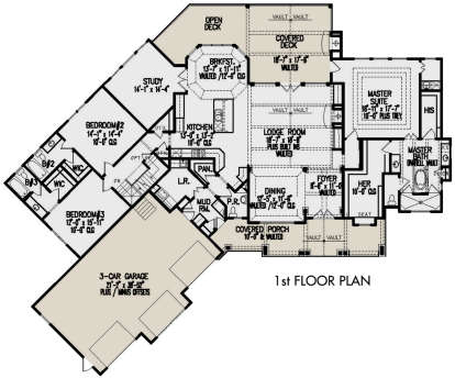 Main Floor for House Plan #699-00093