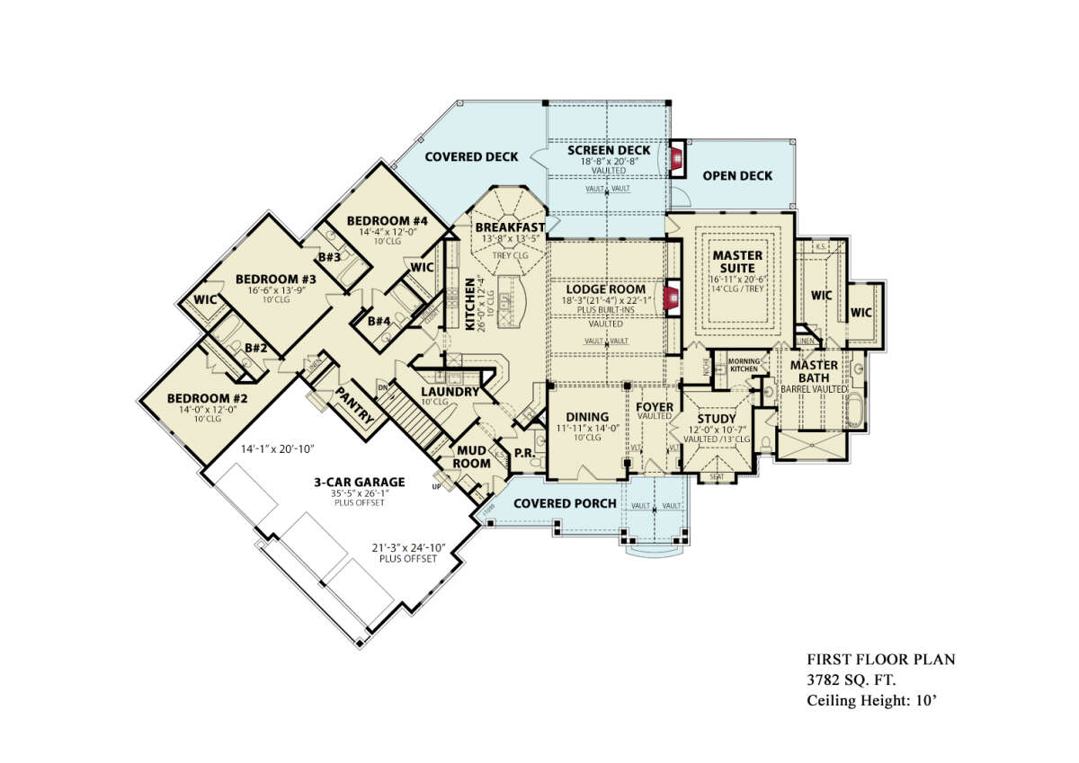 Main Floor for House Plan #699-00094