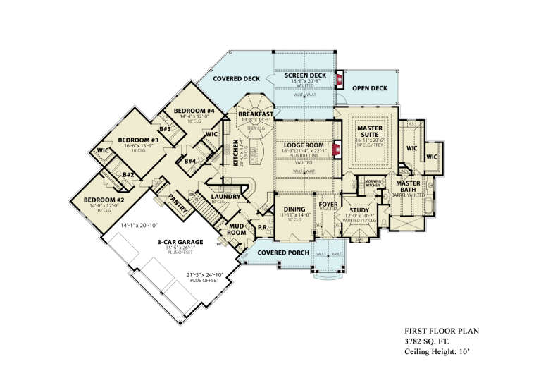 House Plan House Plan #19073 Drawing 1