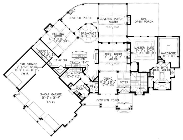 House Plan House Plan #19074 Drawing 1