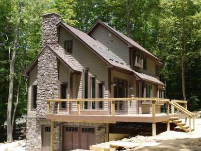 Vacation House Plan #4177-00005 Elevation Photo
