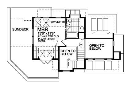Floorplan 2 for House Plan #4177-00005