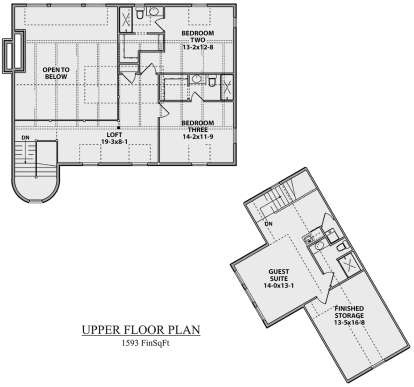 Second Floor for House Plan #5631-00084