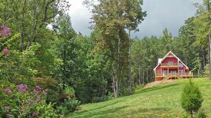 Vacation House Plan #4177-00009 Elevation Photo
