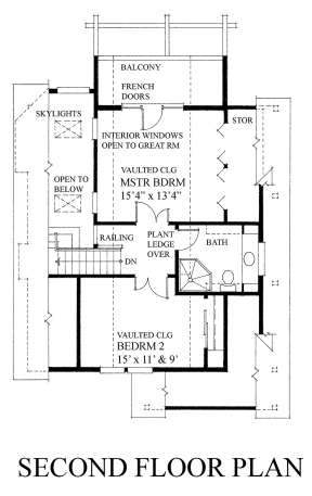 Floorplan 2 for House Plan #4177-00009