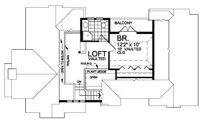 Floorplan 2 for House Plan #4177-00011