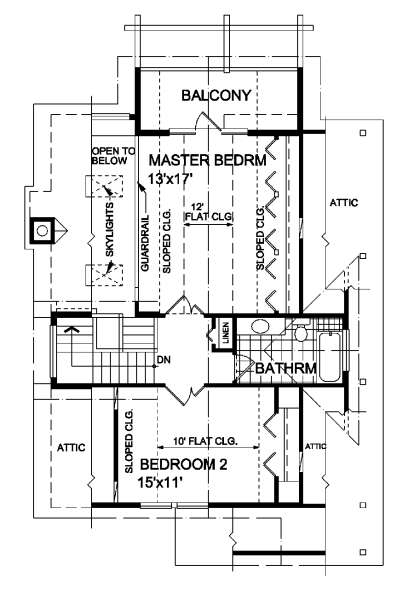 Floorplan 2 for House Plan #4177-00012