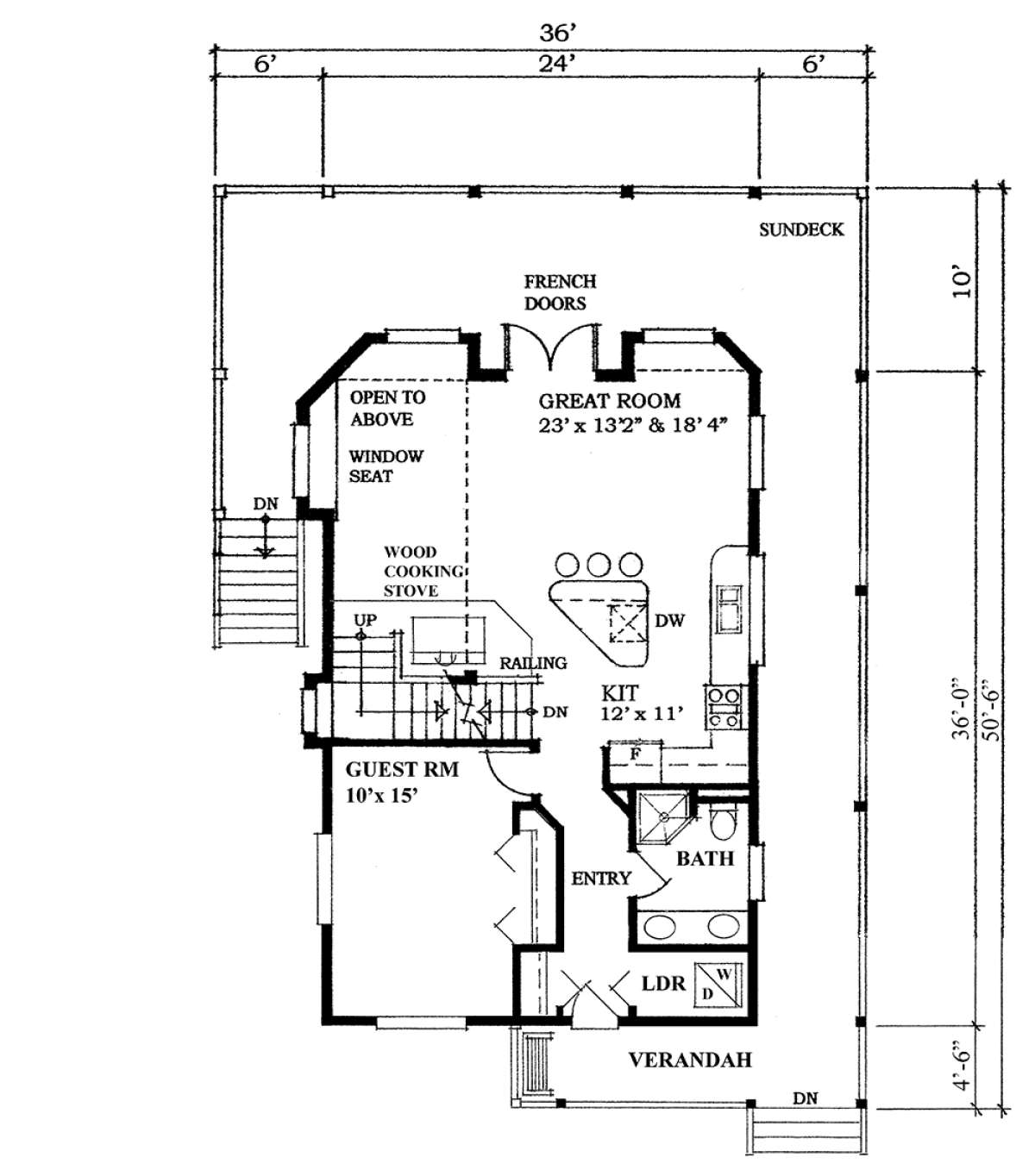 Floorplan 1 for House Plan #4177-00013