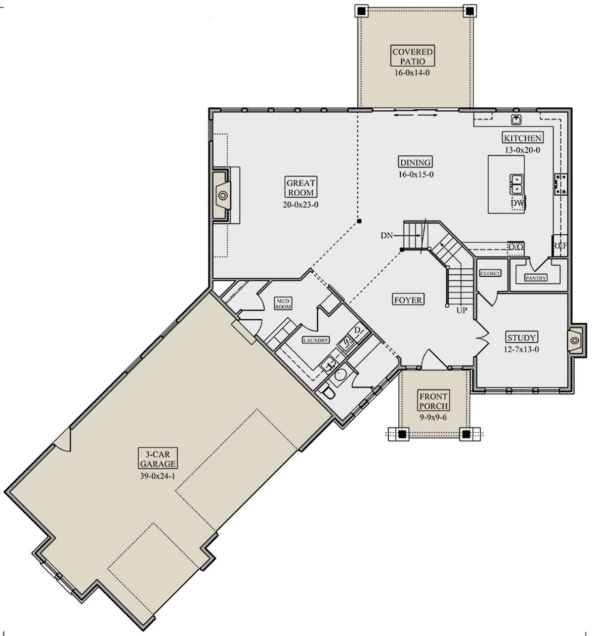 Main Floor for House Plan #5631-00086