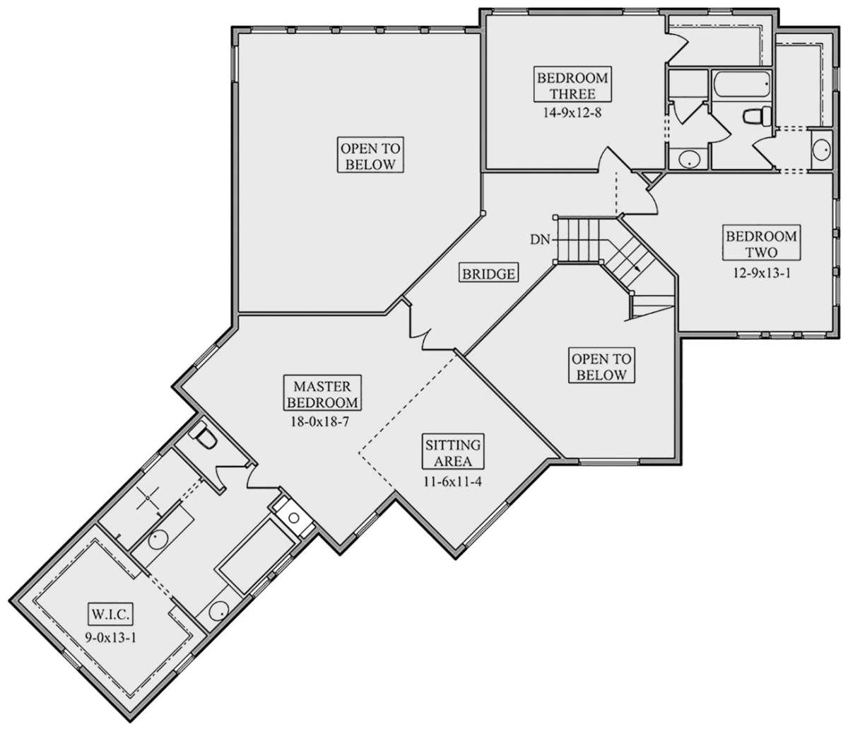 Second Floor for House Plan #5631-00086