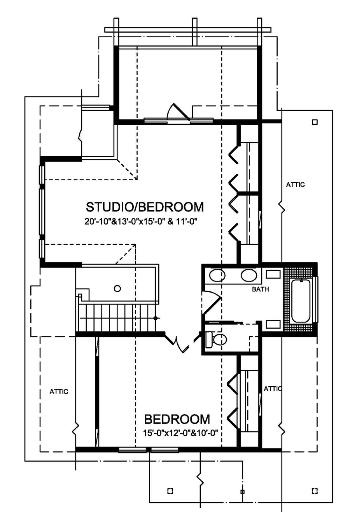 Floorplan 2 for House Plan #4177-00018