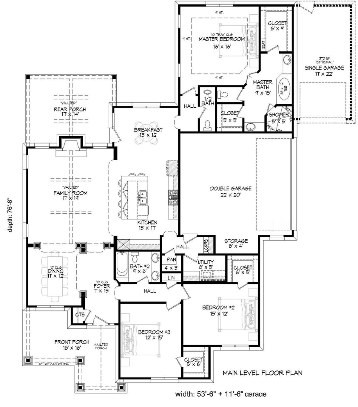 Main Floor for House Plan #940-00093