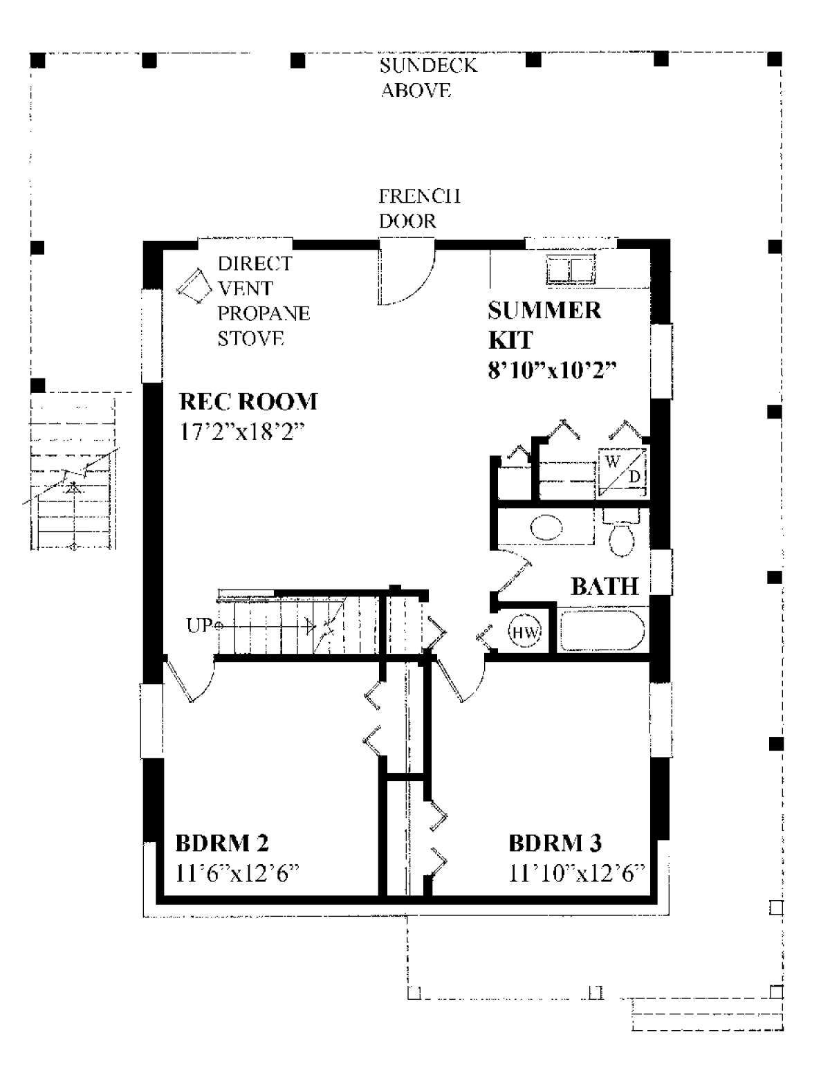 Floorplan 1 for House Plan #4177-00020