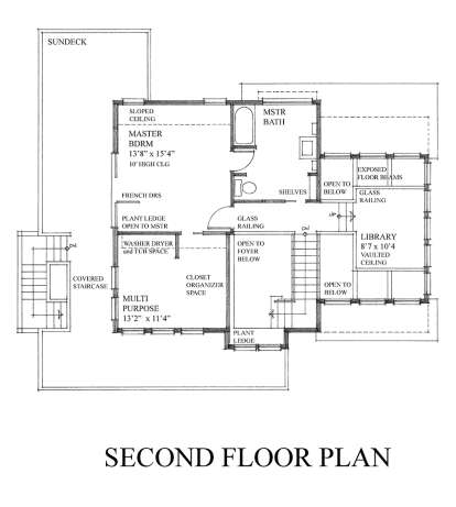 Floorplan 2 for House Plan #4177-00021