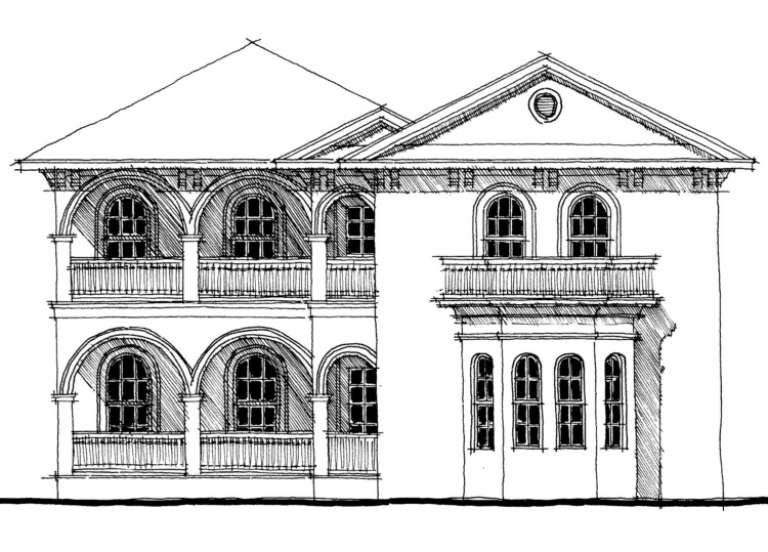 House Plan House Plan #191 Front Elevation