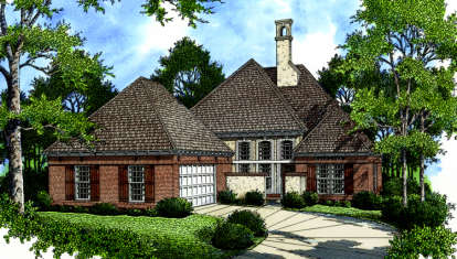3 Bed, 3 Bath, 2366 Square Foot House Plan - #048-00154