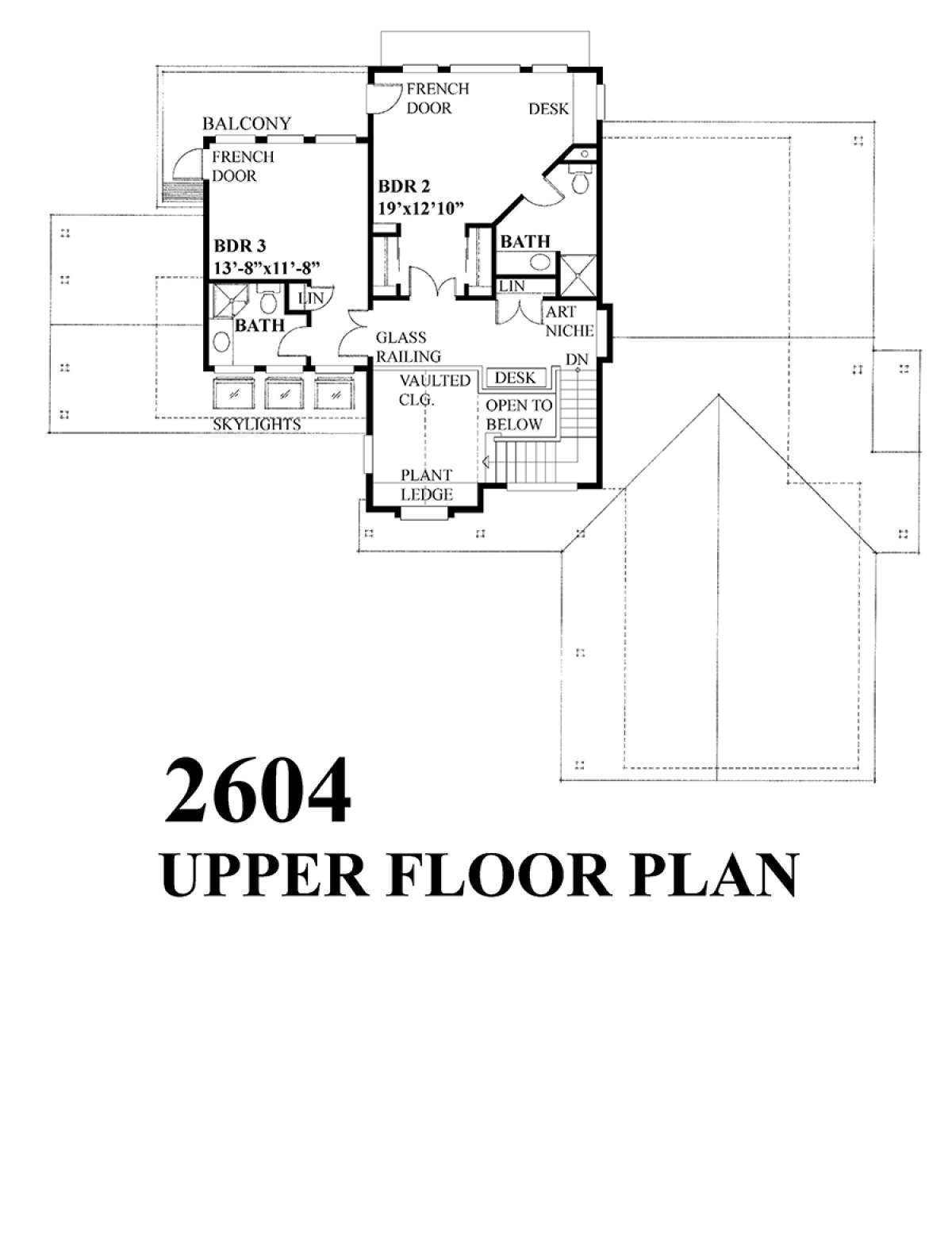 Floorplan 2 for House Plan #4177-00024