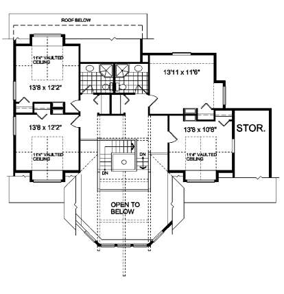 Floorplan 2 for House Plan #4177-00025