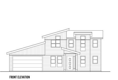 Contemporary House Plan #9488-00008 Elevation Photo