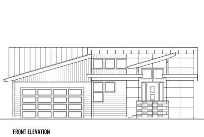 Contemporary House Plan #9488-00009 Elevation Photo