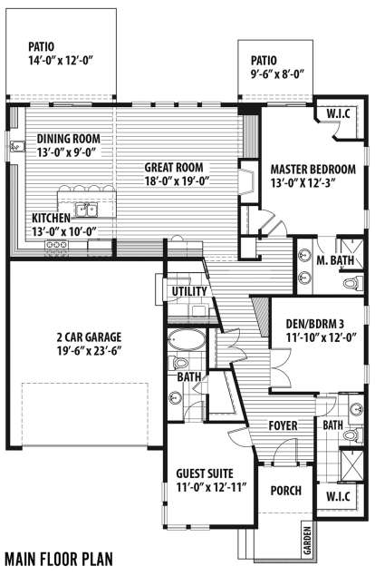 Main Floor for House Plan #9488-00009