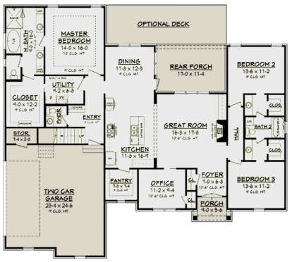 House Plan House Plan #19105 Drawing 1